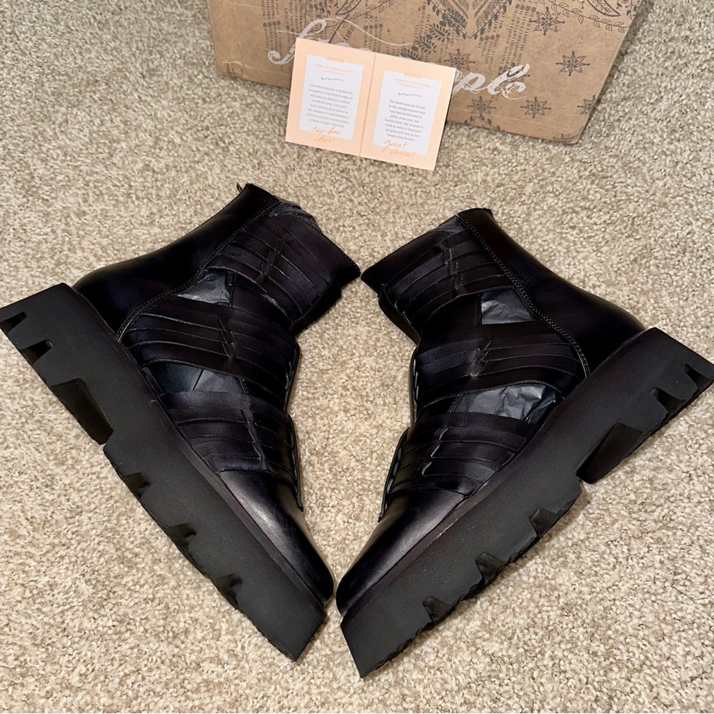 FREE PEOPLE Leather Boots - Picture 10 of 14